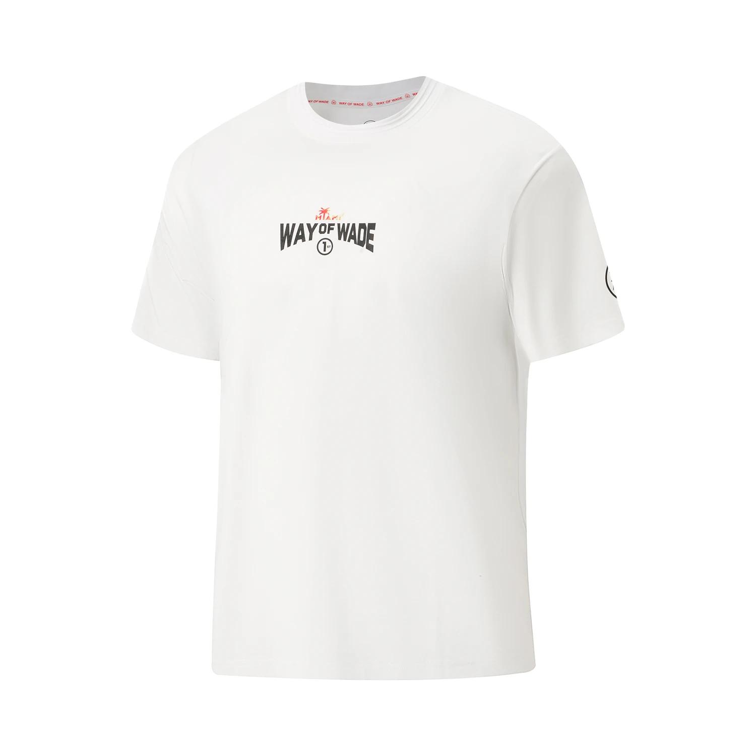 Li-Ning Wade Series Round Neck Pullover Comfortable Short Sleeve T-Shirt Men Tops AHSW121-2 XL