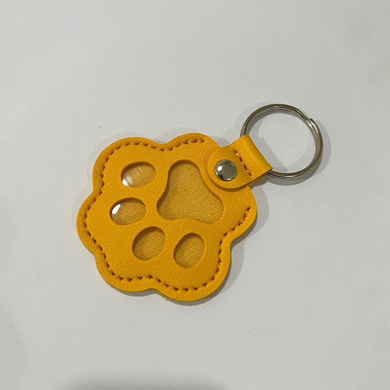 3Pc Cute Cute Cat Claw Keychain Creative Puppy Pet Hair Storage Bag Keyring Kitty Dogs Paw Pendant Bag Hanging