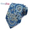 Cozy Up 3,15"(8cm) Cravata PaisleyTie în dungi pentru bărbați, cu flori în carouri, pentru nuntă