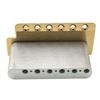 Wilkinson WOV03 10.8mm String Pitch Vintage 6-Point Guitar Tremolo Bridge for Squier, Mexico, Fender, and MIJ Strat Electric Guitars, Gold