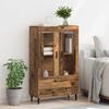 Highboard Reclaimed Wood 69.5 X 31 X 115 Cm Particleboard
