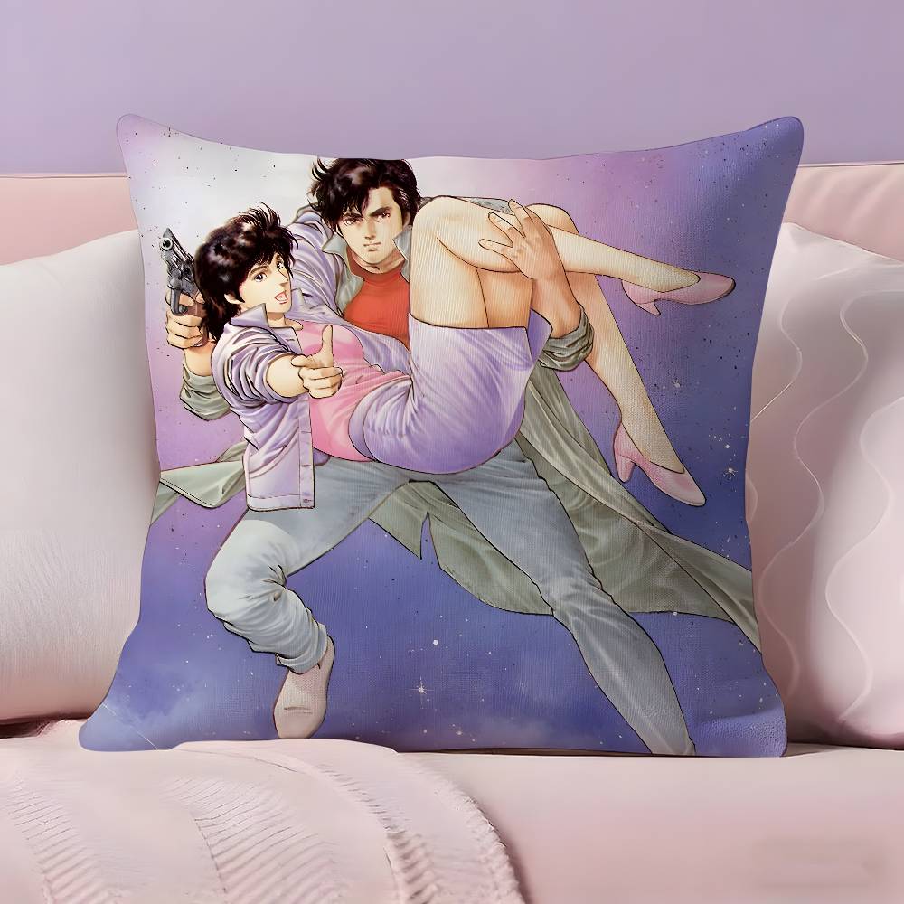 C-City Hunter P-Private Eyes Pillow Case Pillowcase Ultra Soft Skin Friendly Fabric Cloud Like Comfort & Concealed Zipper