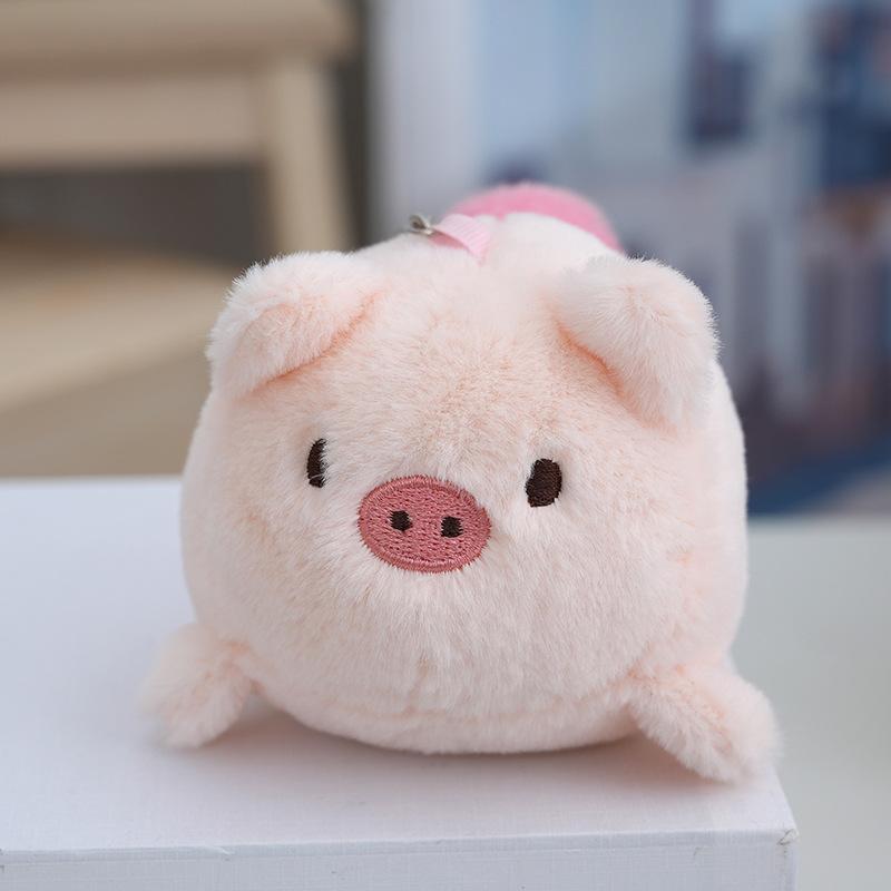 

Plush Tall 15cm Animal Toys With Pp Cotton Filling And Sound Feature For Kids Pink Pig