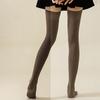 1 Paar Damen Oberschenkelhohe Socken Baumwolle Warm Über Knie Socken Extra Lange Kniehohe Stiefelsocken Winter Beinwärmer