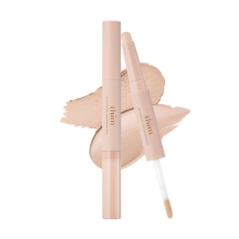 THIM Skin Cover Concealer Duo Stick 1.3g + Liquid 5g – Dual Coverage Concealer for Flawless, Natural Skin