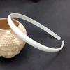 10Pcs 12Mm Blank Plain Plastic Headbands Diy Hair Band Accessory