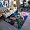 Anime Style Action Carpet Suitable As a Non-slip Mat for the Living Room or Bedroom Sofa