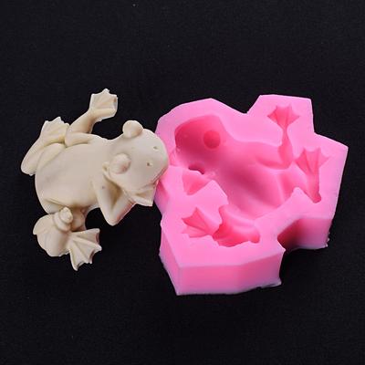 Frosch Fondant Silikonform DIY Schokolade Kuchen Dekoration Backutensilien Ton Gipsform