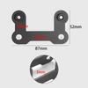 GFARDMOTO Motorcycle Front Fender Lift Kit Adjustable Fender Mudguard Riser