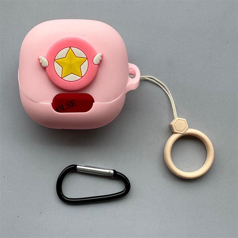 Cartoon Headphone Case For Anker Soundcore Liberty 4 Pro Antiscratch Shockproof Dustproof Cover For Soundcore Liberty 4 NC