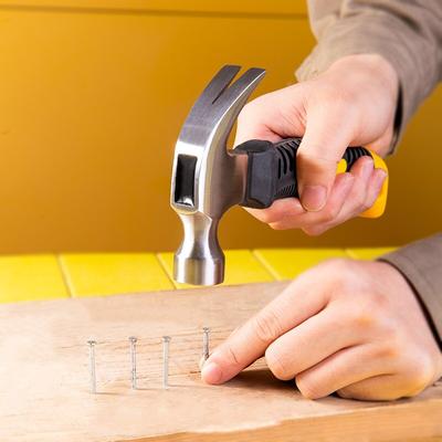 Multifunktionaler Mini-Ramshornhammer 160 mm Ingenieurgriff Leichtgewicht Tragbar Zimmerei Fensterbrechen Handwerkzeuge Heim