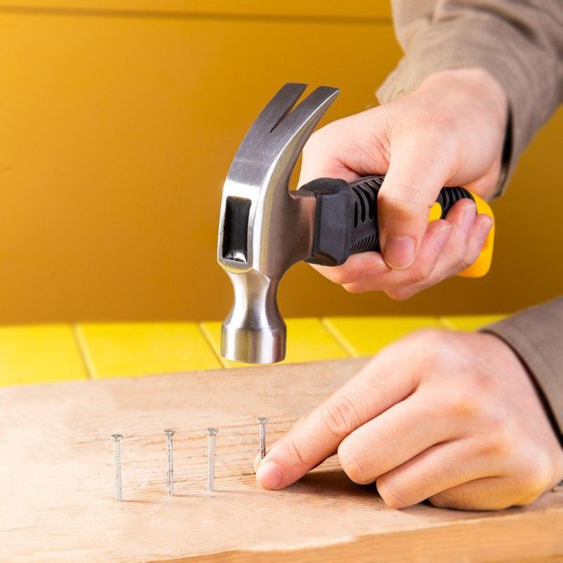 Multifunctional Mini Ramshorn Hammer Engineering Handle Lightweight Portable Carpentry Window Breaking Hand Tools Home