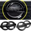 8.7/10/10.5/11.7/12.7cm Car Front Rear Trunk Emblem Cover Sticker for X-trail Qashqai Note Juke Sentra Patrol Accessories