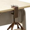 Shelf and Desk Bag Hook with Adjustable Grip, Removable Edge-Mount Backpack Holder for Study Table, Wardrobe Storage