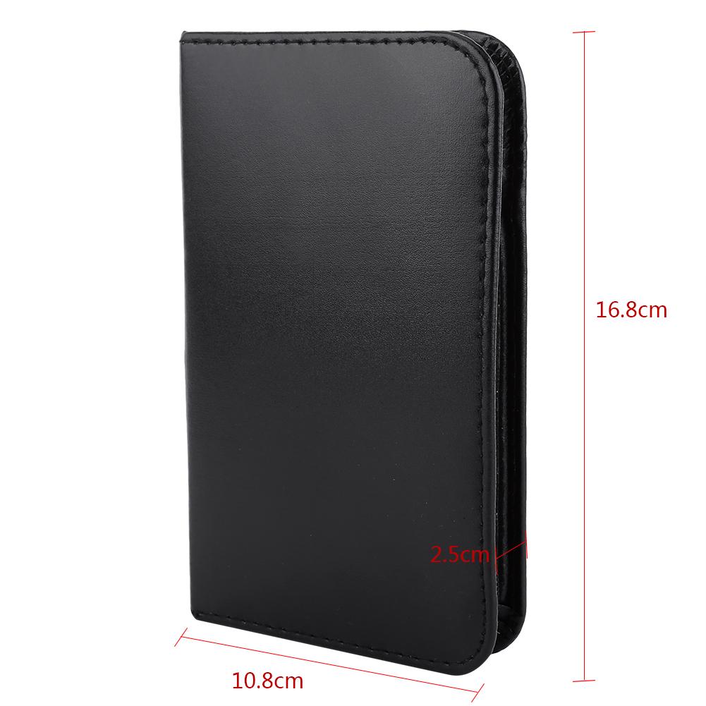 Kit de Costura Portátil, Estojo de Couro PU com Ferramentas Essenciais Incluindo Linhas Agulhas Tesouras e Fita Métrica, Viagem Casa Artesanato Reparo de Roupas