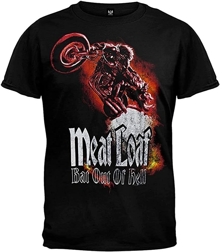 Meat Loaf Mens Heaven Can t Wait Men T Shirt Black 3XL чёрный