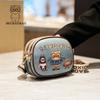 New Commuting Niche Women's Bag Cartoon Simple Multi-layer Small Bag, Single Shoulder Crossbody Bag