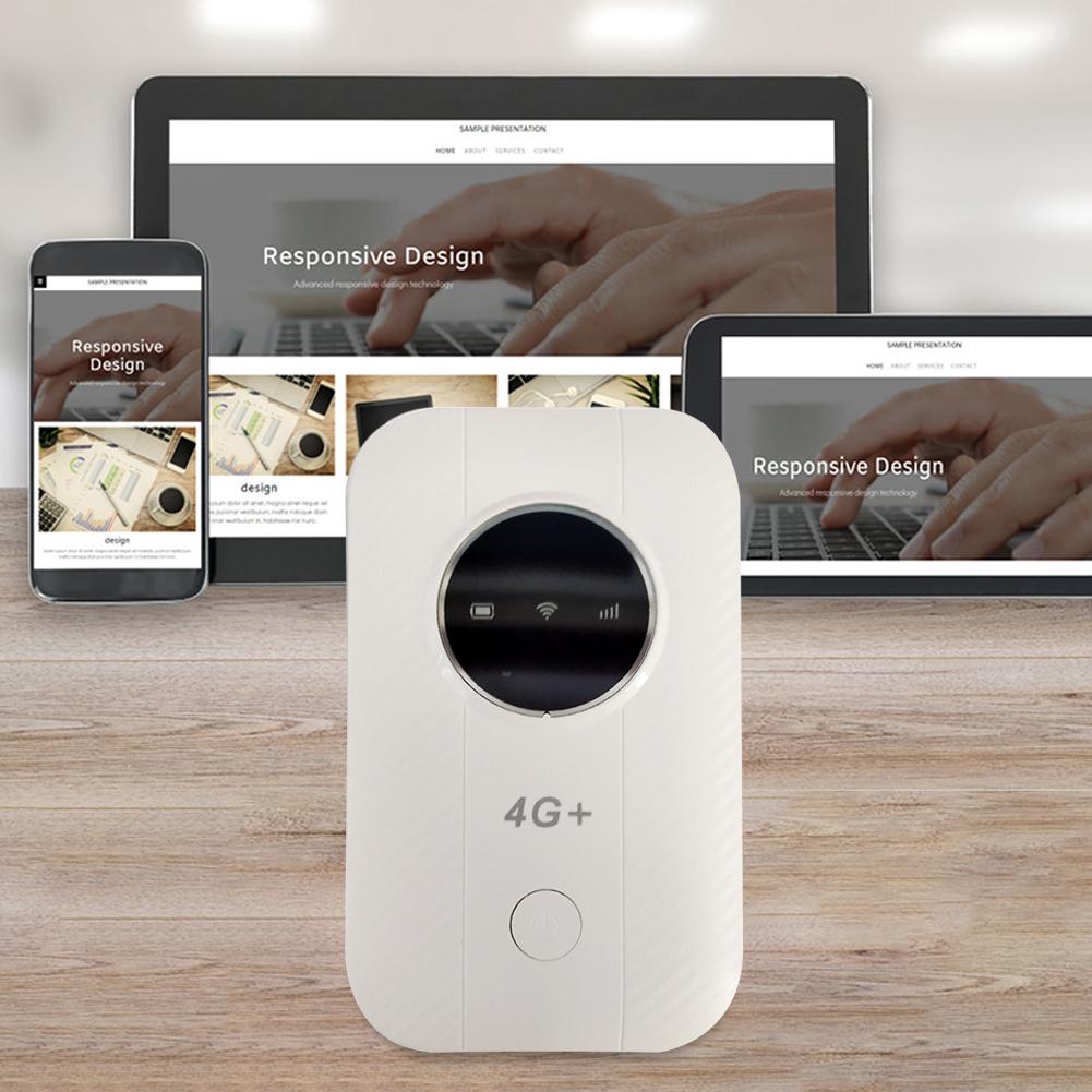 Portable 4G LTE Mobile WiFi Router 150Mbps 3650/2100mAh Pocket Wireless Hotspot Up To 10 Users for Car Travel Mobile WiFi Router