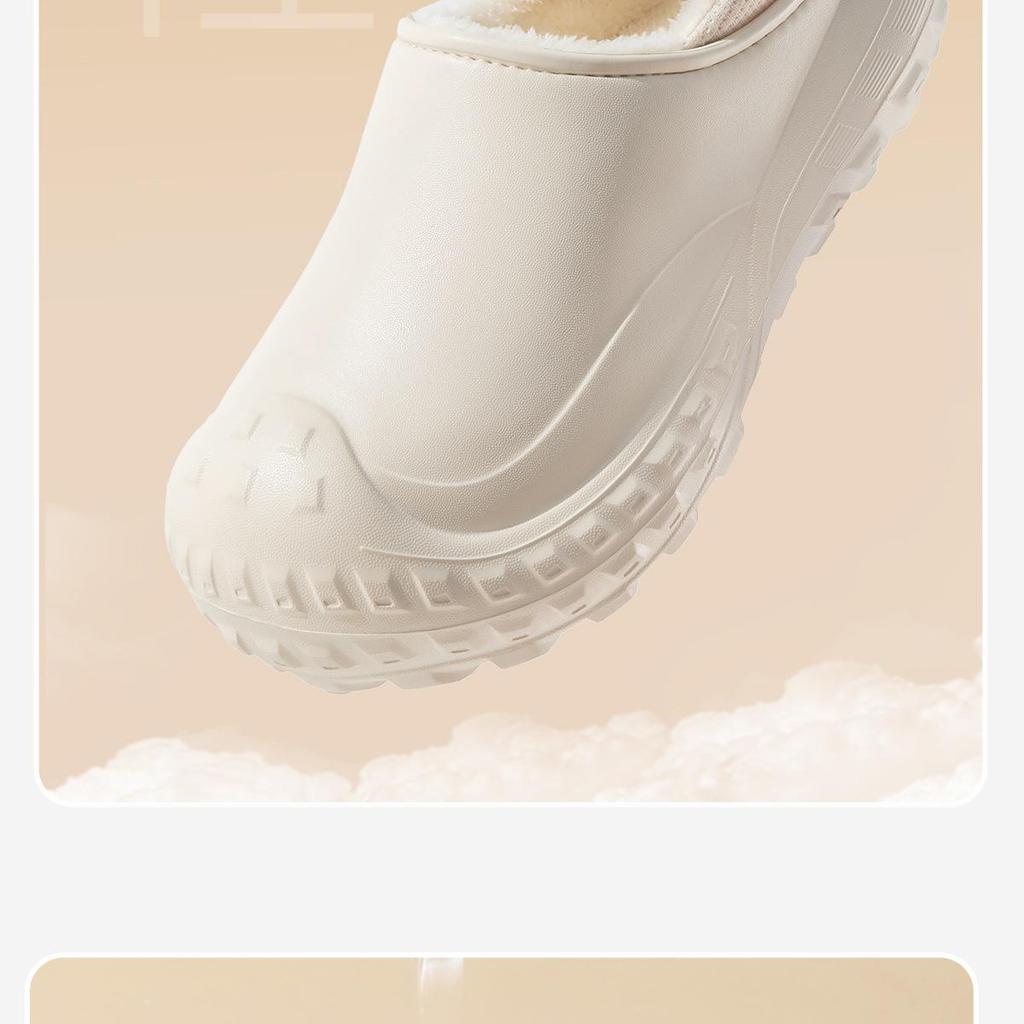 Lidani Non-Slip Waterproof Cotton Slippers for Nurses and Doctors - Unisex Winter Indoor Shoes