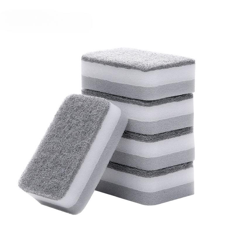 1/5/10 Double-Sided Scouring Pad - Premium Non-Scratch Kitchen Sponge