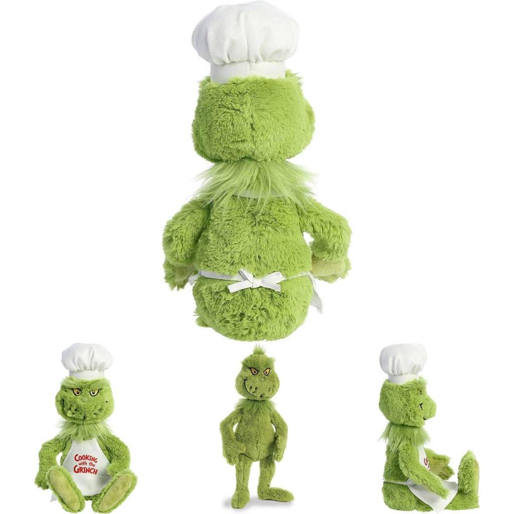Grinch Crăciun Bucătari Costumează Jucării de Pluș Păpuși Umplute Cadou pentru Copii Moale Drăgălaș