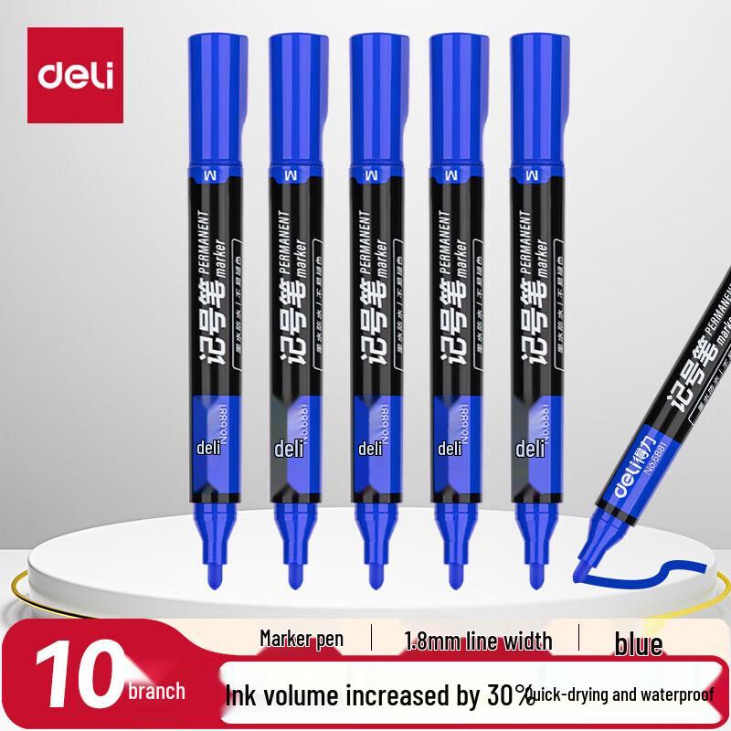 Deli Thick Oil-Based Marker Pen