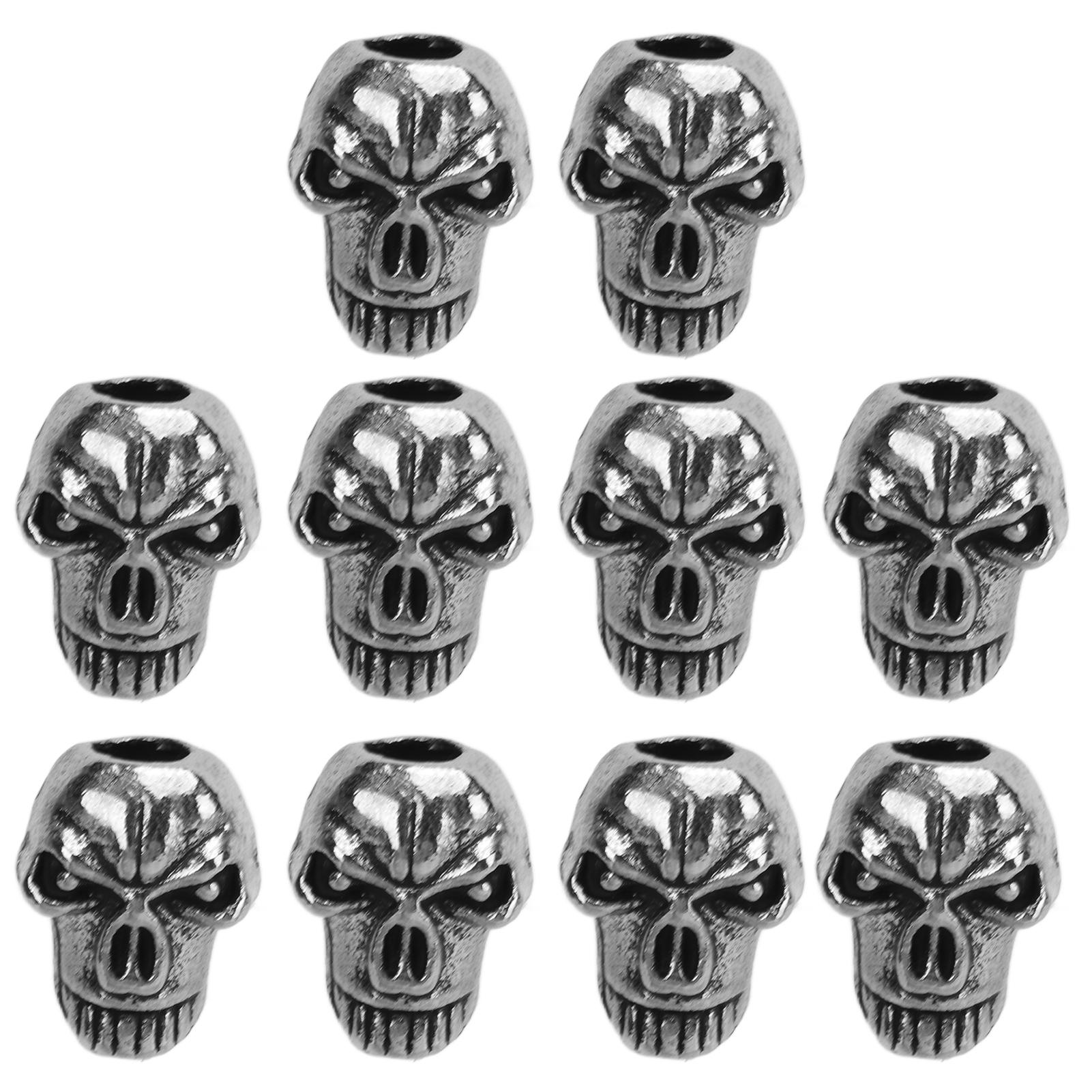 

10 шт. EDC паракордовые бусины сплав нож шнурок брелок кулон DIY аксессуары для паракордовых браслетов