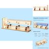 Wooden Assembled Maglev Train Scientific Experiment Children Puzzle Toy Set For Learning And Diy Kids