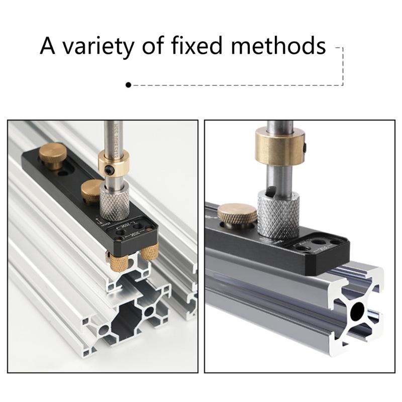 Aluminum Alloy Single Hole Punch Tool Woodworking Drilling Locator Suitable For Architects & Home Renovation Enthusiasts