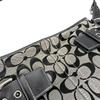 COACH Signature Diagonally hung Shoulder Bag leather black Women K05M-3574 Used