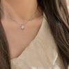 Elegant Zircon Necklace: Stylish, Lightweight, Niche Design, Minimalist, Exquisite, Super Sparkly Clavicle Chain for Women