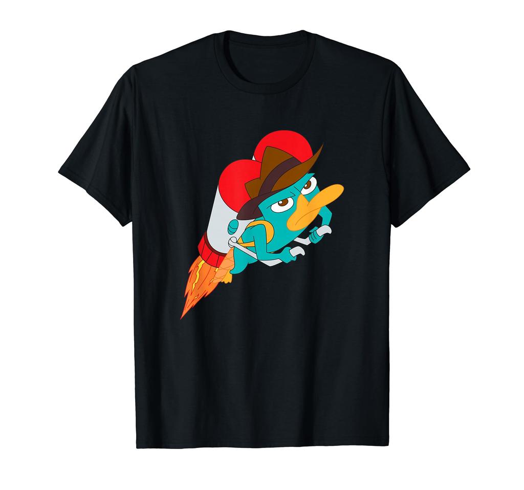 Disney Phineas and Ferb Perry the Platypus Jetpack Action T-Shirt