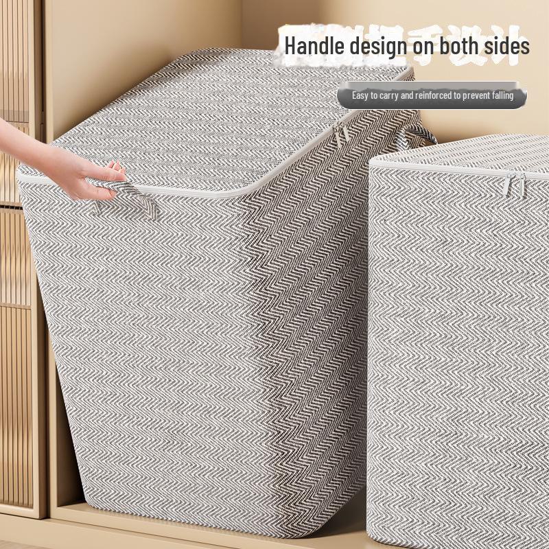 Large Capacity Non-Woven Quilt & Clothes Storage Bag for Bedroom