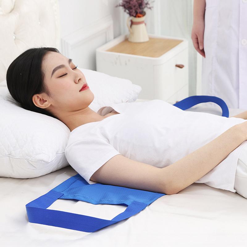 Wheelchair Transfer Aid for Patient Bed Mobility Elderly Nursing Lift Belt Sling with Portable Comfort Handles