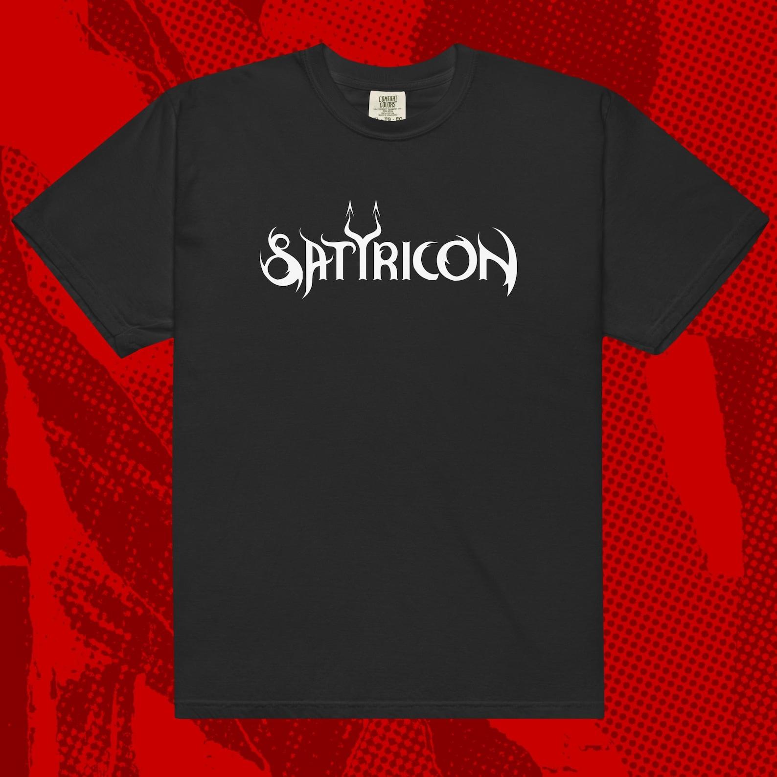 Satyricon Logo Shirt | Black Metal Gorgoroth Immortal Dimmu Borgir Emperor 2XL