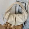 IELGY Ladies Dumpling Bag Large Capacity Commuter Shoulder Cloud Pleated Messenger Bag