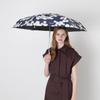 PAUL JOE ACCESSOIRES Folding UV Heat Suitable for Sunny and Rainy Chrysanthemum 12479 Chrysanthemum Navy & (Paul & Joe) Parasol, 100% Protection,