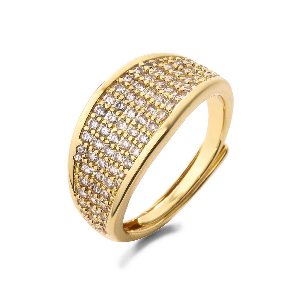 HECHENG,Ring For Women Zircon Star Love Heart Geometric Finger Fashion Zircon Gifts Charm Sweet Zircon