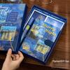 Oil Painting Journal Gift Set: Notepad, Diary, Notebook for Girls & Graduation Souvenir