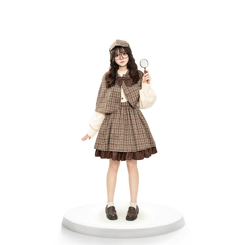Cosplay year new cosplay detective sherlock holmes parent-child suit game party role-playing clothes women's clothing