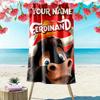Custom Name Ferdinands Print Beach Towel, Large Soft Quick Dry Towel for Beach Camping Swimming