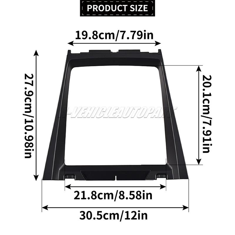 New 51166956756 For BMW X5 E70 X6 E71 2006-2014 Front Center Console Panel Cover Decorative Panel Bezel black car accessories