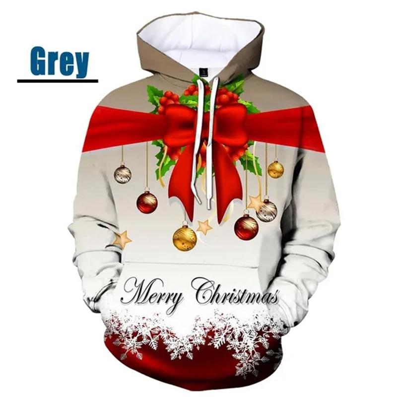 Christmas Graphic Hoodies For Men 3D Merry Christmas Printing New In Hoodie & Sweatshirts Kids Funny Pullovers Women Fashion Top