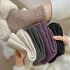 Women's Terry Mid-Calf Socks - Thick, Warm, Soft & Loose-Fitting for Autumn and Winter Versatility
