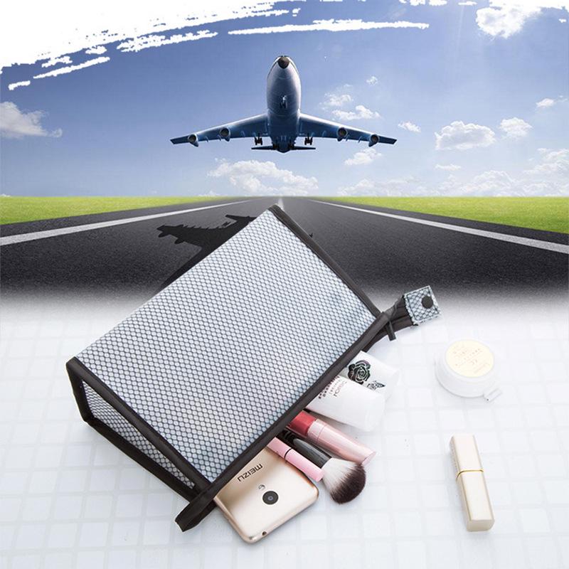 Portable Transparent Waterproof PVC Toiletry & Makeup Travel Bag