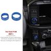 Four Wheel Drive 4WD /Trailer Switch Knob Cover Trim Ring For Ford F150 21+ Blue