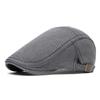 Men's Cotton Beret British Vintage Cap Peaked Cap Paintwork Cap British Newsboy Cap