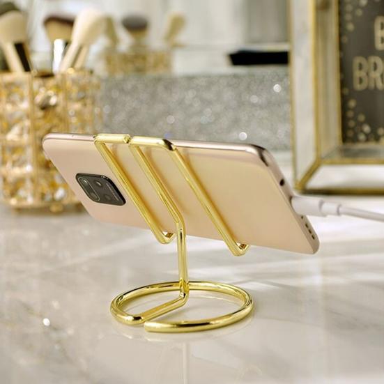 Lazy Phone Bracket Stable Steady Strong Bearing Cell Capacity Ironwork Support Phone Desk Stand Holder Mobile
