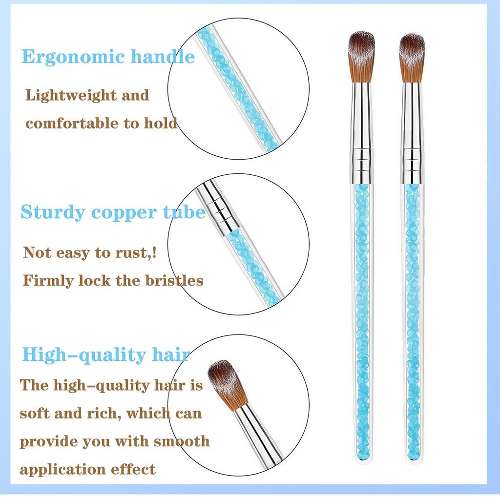 6 Multi-Size Nail Art Brush Set for Acrylic & Dip Powder - Precision 3D Carving, Extension & Detailing, 3A+ Nylon (Pro & Beginner)
