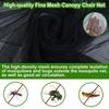 Insect Proof Bug Mesh Tent Zipper Opening Mosquito Net Travel Mosquito Net Cover  Garden